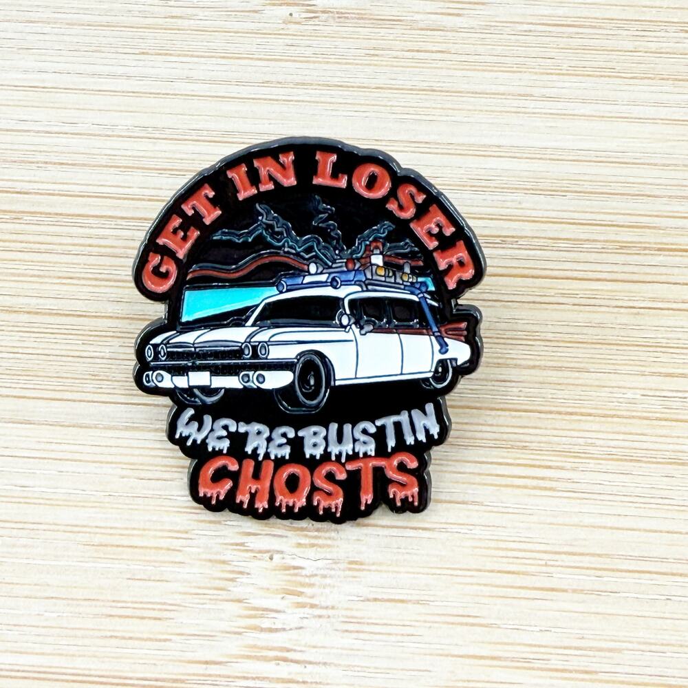 Funny Ghostbuster Enamel Pin - Picture 2 of 4